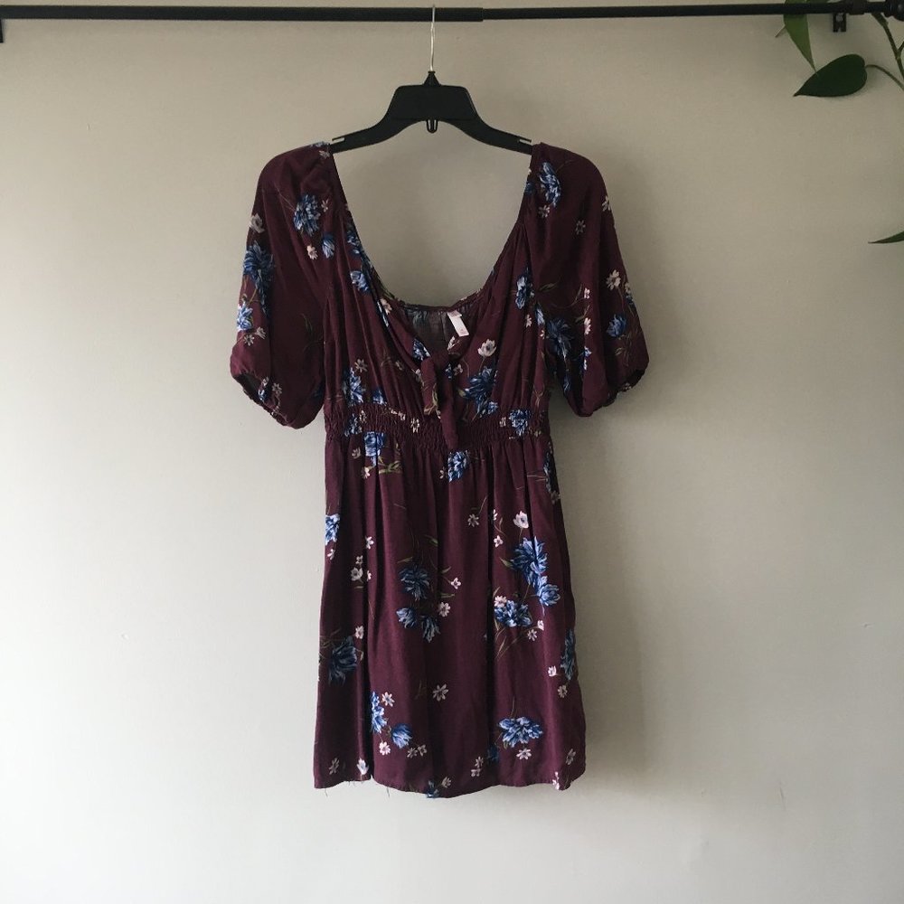 Xhilaration Floral Purple Summer Dress | EXCELLENT CONDITION | RARELY WORN